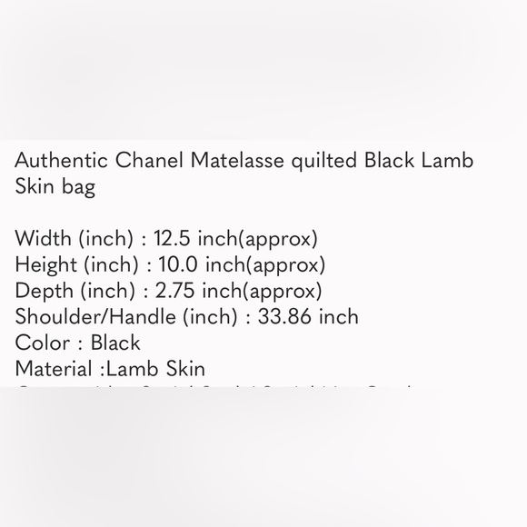 Chanel Matelasse lamb skin quilted shoulder bag - Picture 14 of 14